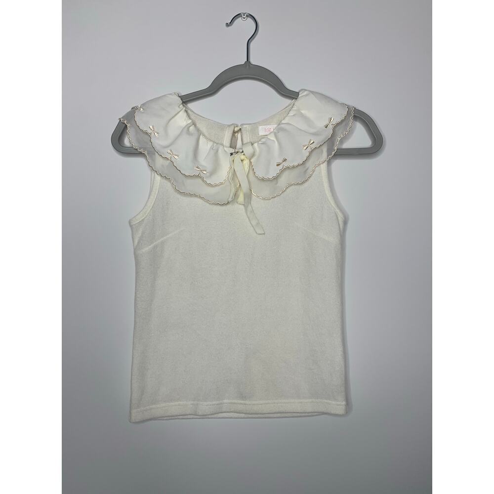 Liz Lisa Victorian Bow Collar Coquette Soft Tank Top